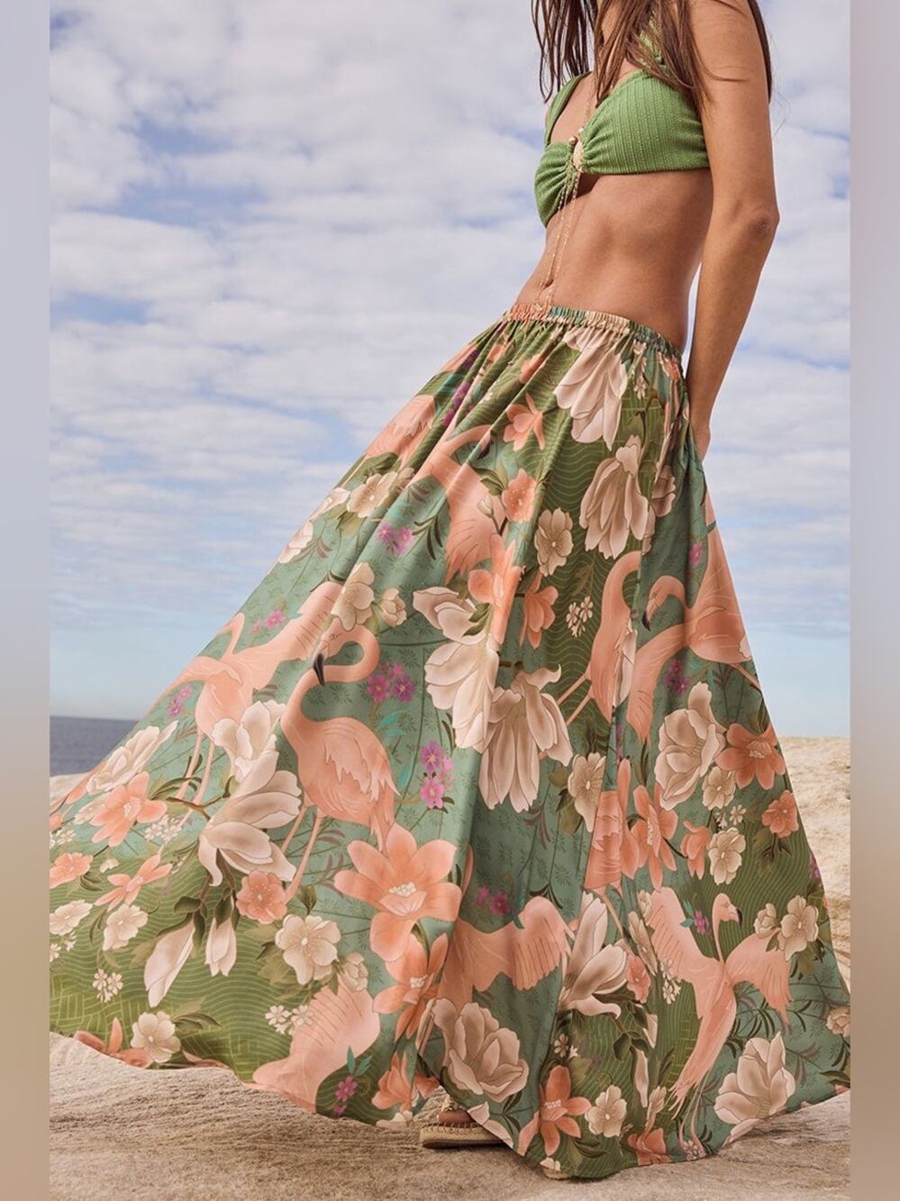 Spell Floridian Maxi Skirt
